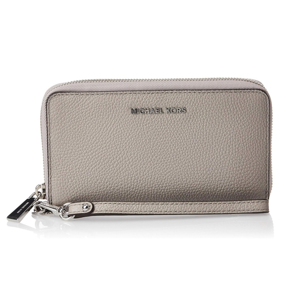 Wristlet Clutch | Michael Kors | Light Grey